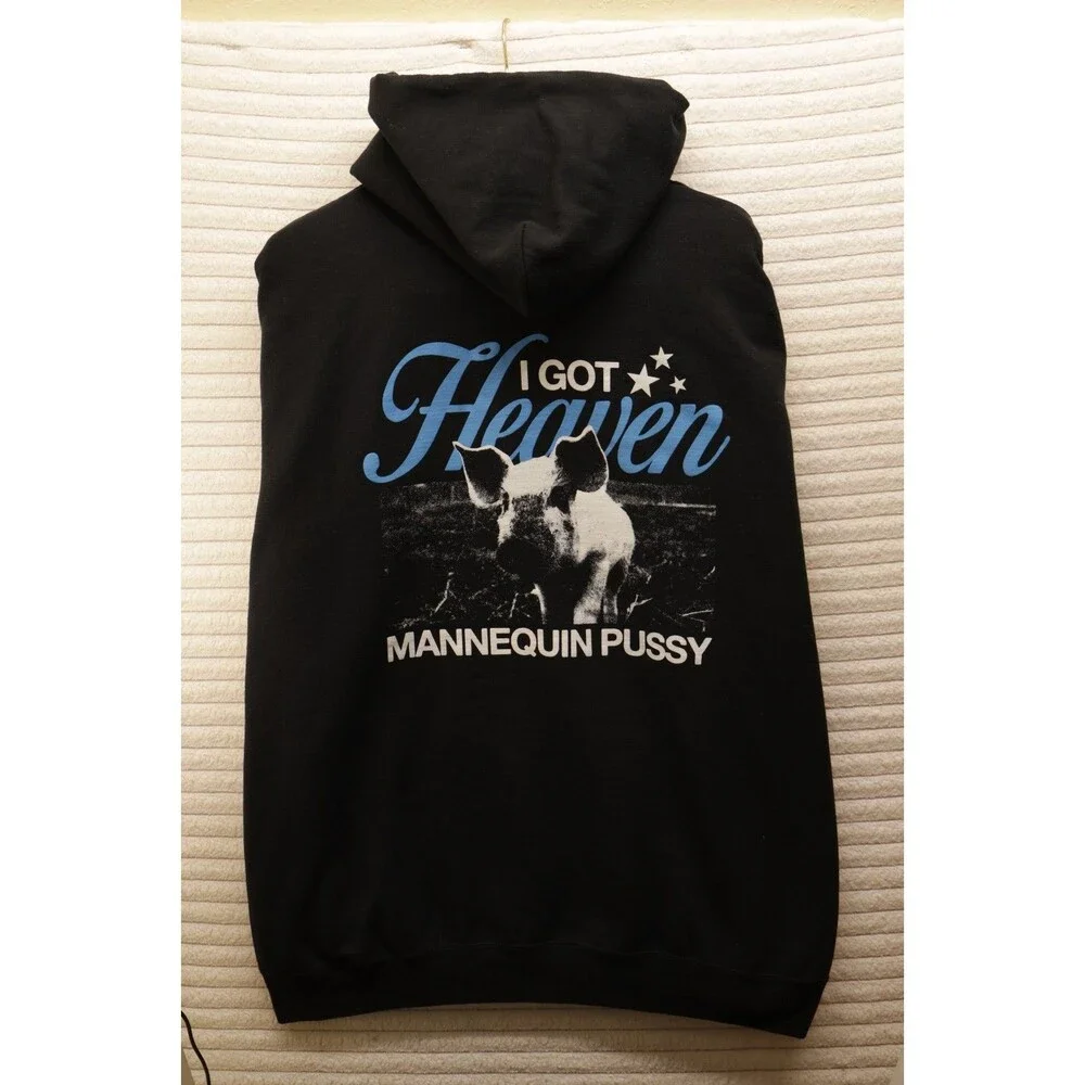 Mannequin P*ssy Sweatshirt Mens 2XL Black i Got Heaven Band Merch Punk Rock